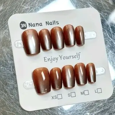 10Pcs Yanling Moonlight Tender Romantic False Nails - Small
