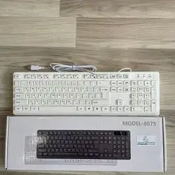 Keyboard USB cable model 8075 White