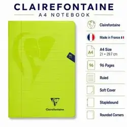 Notebook ,French ( A4) Size,96 pages.