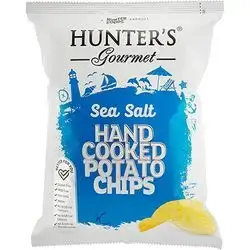 Hunter's Gourmet Sea Salt & Cider Vinegar Hand Cooked Potato Chips, 125g
