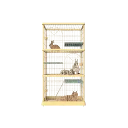 E4 Yellow Pet Cage