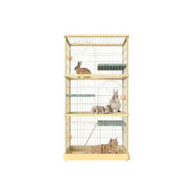 E4 Yellow Pet Cage