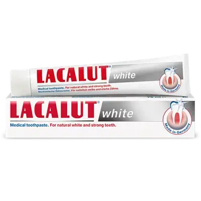 White Toothpaste 75ml _ LACALUT