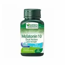 Melatonin 10 Dual Action 40 Tablets ADRIEN GAGNON
