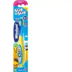 wisdom step by step 3-5 years kids toothbrush