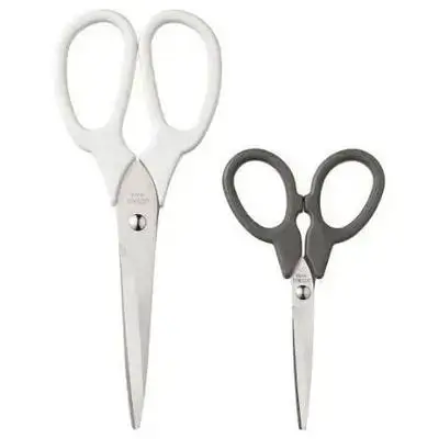 Scissors 2 Pieces, Large White And Small Gray