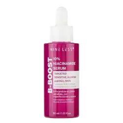 B-BOOST 10% Niacinamide Serum Targeted Sensitive Blemish And Dull Skin 30ml _ NINE LESS
