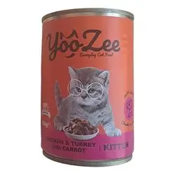 YooZee Kitten Wet Cat Food Can - Chicken and Turkey