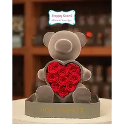Bear and Natural Flowers