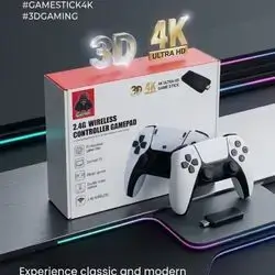 Game 2.4G Wireless Controller Gamepad-3D 4K Game Stick