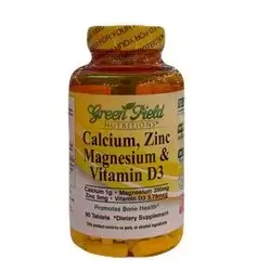 Greenfield calcium zinc magnesium vitamin d3 90 tablets