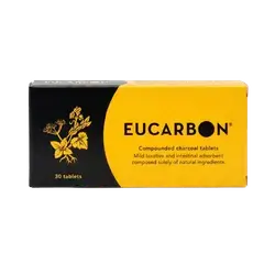 Eucarbon Compounded Charcoal Tablets 30 Tab _ F.TRENIKA