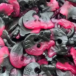 Candy Bubs Skull Raspberyy & Liquorice (Sweet)
