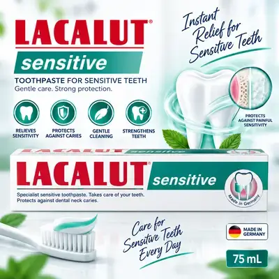 LACALUT Sensitive Toothpaste – 75 mL