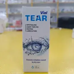 Tear Vial prevents irritation by dry Eyes drops Ukranin