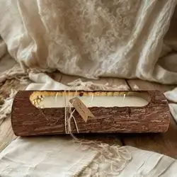 Tree Trunk Candle 30cm