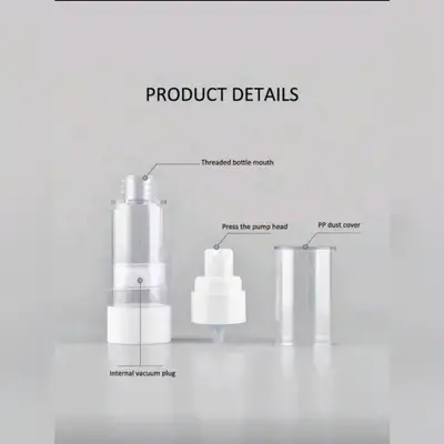 1pc 30ml Vacuum Bottle Mist Toner & Lotion Containers, Refillable Cosmetic Travel Accessories, Vacuum Travel Bottle Set With Pump Spray Bottles For Toner, Lotion, Empty Bottles.
