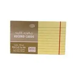 Record Card-5x3 size -100 cards-180gsm