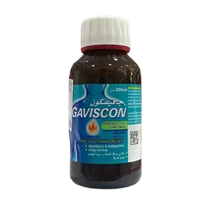 Gaviscon Glass Peppermint Liquid 200ml