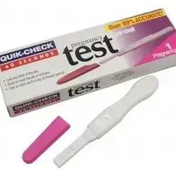 QUIK CHECK Pregnancy Test Easy 60 Seconds - Rapid, Simple & Accurate//اختبار الحمل السريع - سهل الاستخدام في 60 ثانية - سريع وبسيط ودقيق