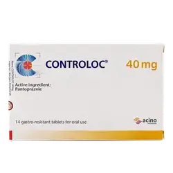 CONTROLOC (Pantoprazole 40mg) 14 Gastro-Resistant Tablets _ acino