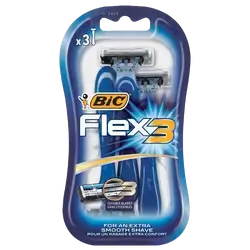 Flex 3 Flexible 3 Blades for Extra Smooth Shave 3 Pcs _ Bic