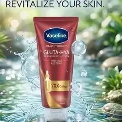 Vaseline Healthy Bright Gluta-Hya Serum Burst Lotion Pro-Age Restore (300ml)
