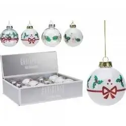 Koopman Xmas Ball 80Mm Deco 2Ass Desig