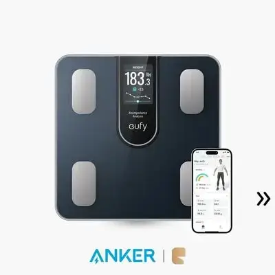 Anker eufy Smart Scale C20 16 Body Metrics & Color TFT Display