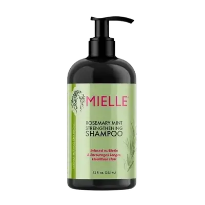 Rosemary Mint strengthening Shampoo Infused with Biotin 355ml _ MIELLE