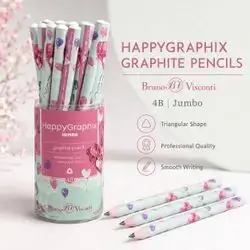 Jumbo 4B Graphite Pencil Set – 30 Pcs