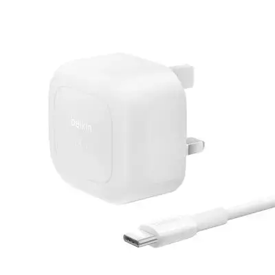 Belkin BoostCharge 45W Dual USB-C Fast Wall Charger with Cable