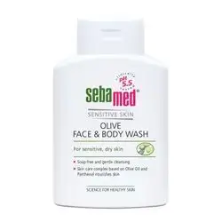 seba med sensitive skin olive face-body wash 200ml