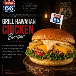 Grill Hawaiian Chicken Burger