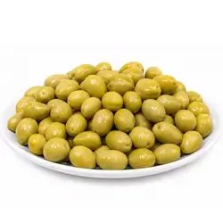 Premium Large Turkish Cracked Green Olives – 500 g