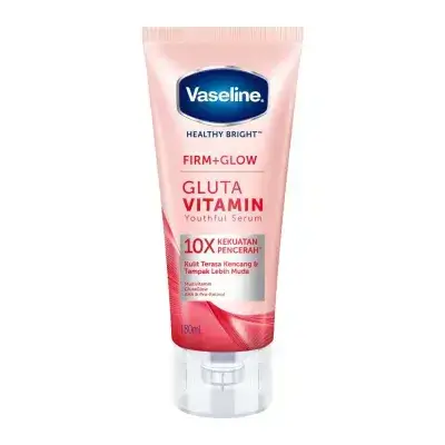 VASELINE HEALTHY BRIGHT FIRM GLOW GLUTA VITAMIN YOUTHFUL BODY SERUM 180ml