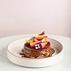Nutella & Strawberry Pancakes