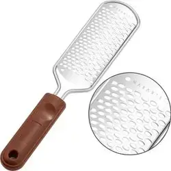 Makartt Callus Remover Foot File, Stainless Steel Fine Rasp Foot Scrubber for Salon and Home Pedicure, Foot Care Tool for Soft Feet,