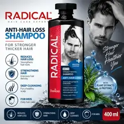 Radical Men Strengthening Anti-Hair Loss Shampoo with Protein Complex — 400 mL