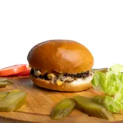 Meat Burger With Mushroom