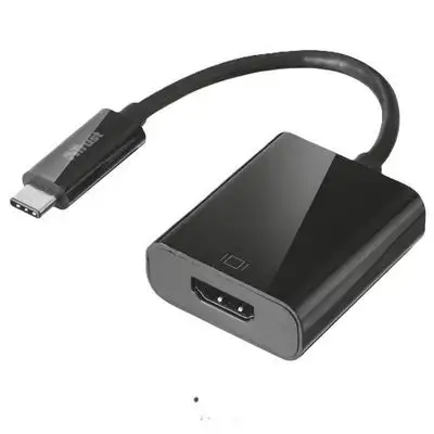 Trust USB Type C to HDMI Adapter, Black