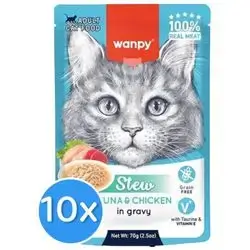 Wanpy Stew Tuna & Chicken 10x