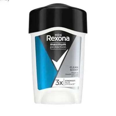 Rexona Men Anti-Perspirant Stick Maximum Protection Clean Scent Dry, 96h Effective, 3x