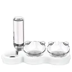 Dual Bowl & Water Dispencer