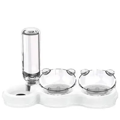 Dual Bowl & Water Dispencer