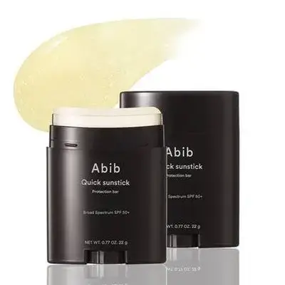 ++++Abib Quick Sunstick Protection Bar SPF50+ PA عصا واقي الشمس ضد الأشعة فوق البنفسجية UVA وUVB
