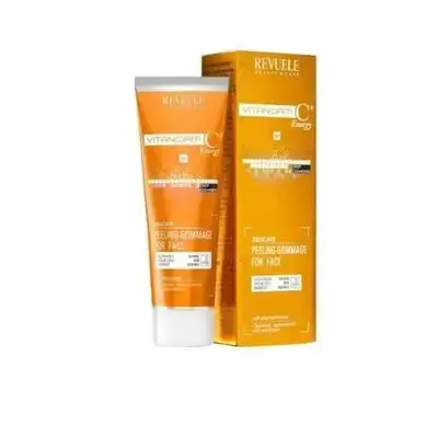 Deep cleansing facial scrub with vitamin C