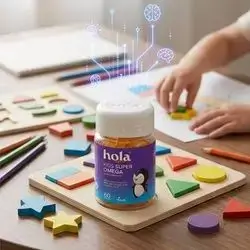 Hola Kids Super Omega - 60 Pectin Gummies.