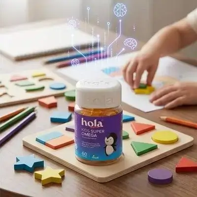 Hola Kids Super Omega - 60 Pectin Gummies.