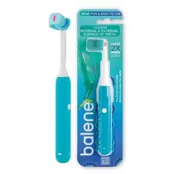 Balene (Child) you brush the outside, balene brushes the inside